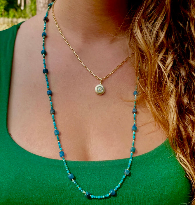 Apatite Candy Long Necklace
