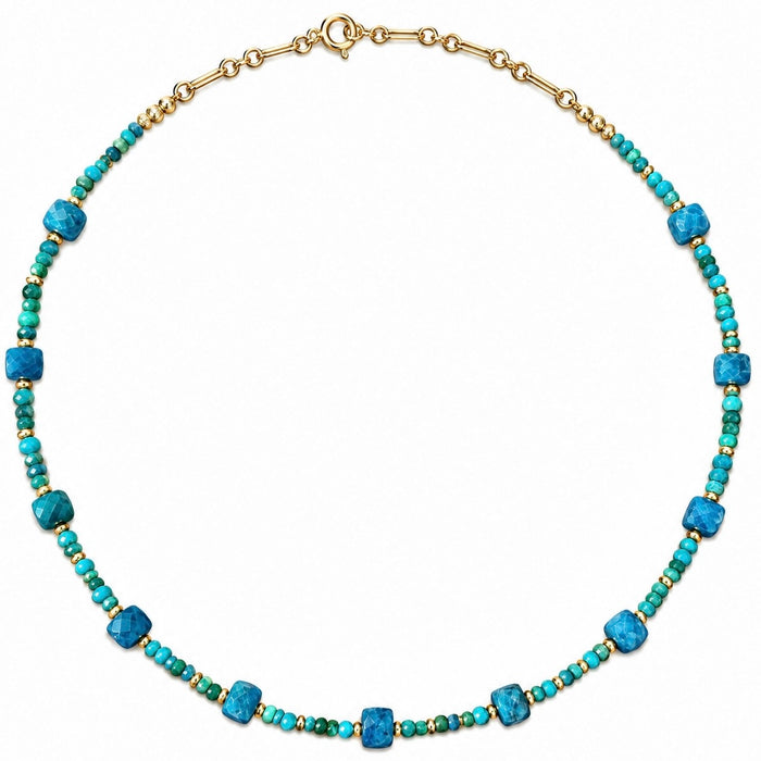 Apatite Candy Short Necklace/ Wrap Bracelet