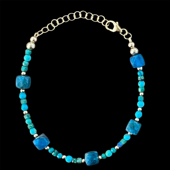 Apatite & Turquoise Bracelet
