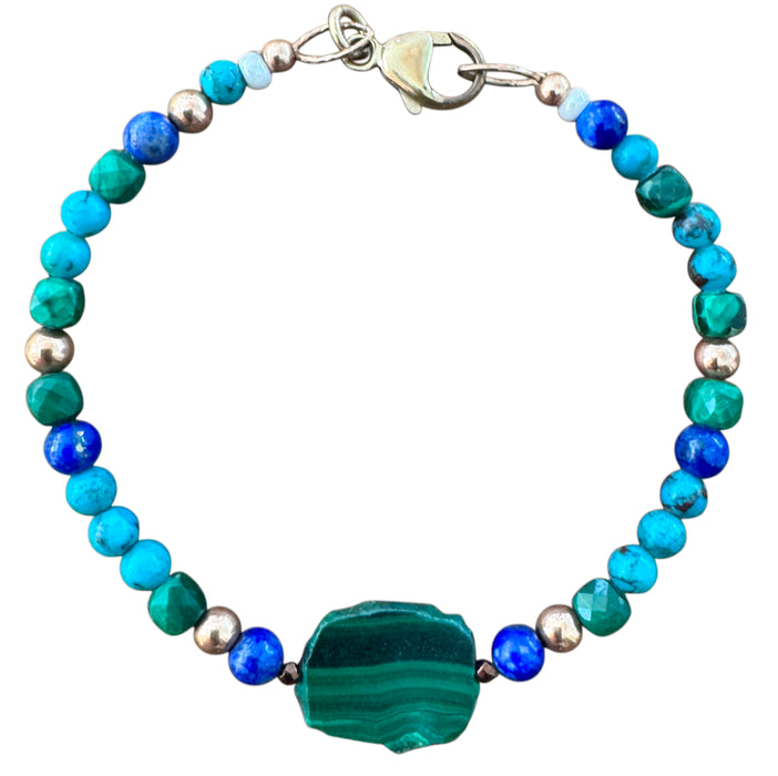 Malachite Nugget Bracelet