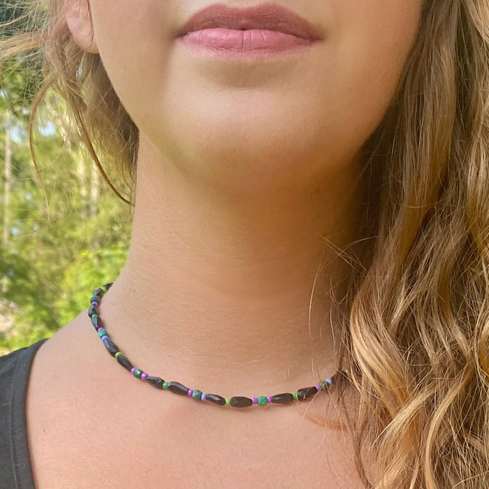 Licorice Candy Choker Necklace