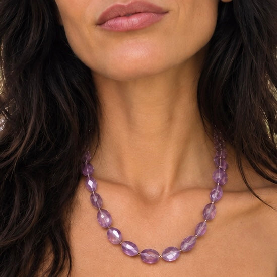Amethyst Ice Princess Necklace