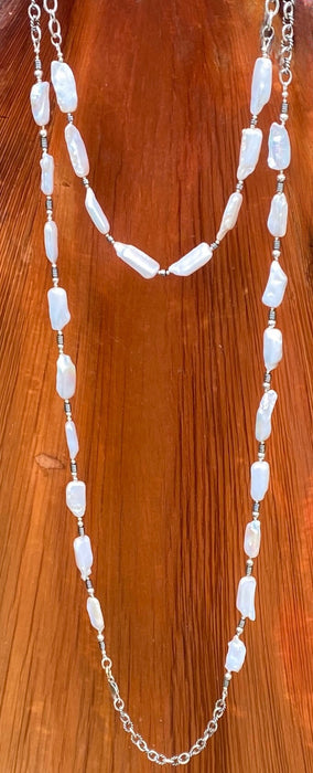 Marshmallow Pearl Necklace