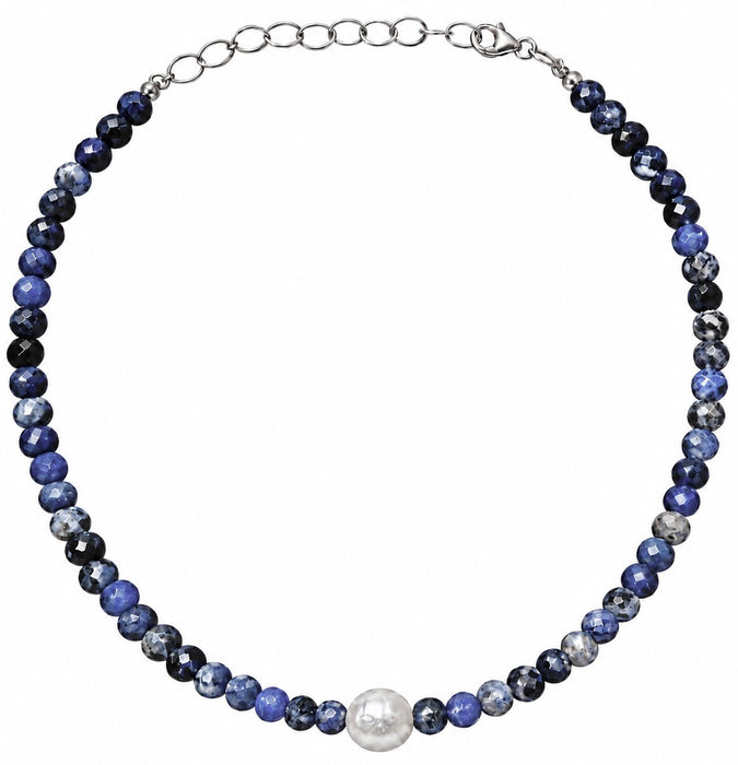 Sparkling Sodalite Necklace