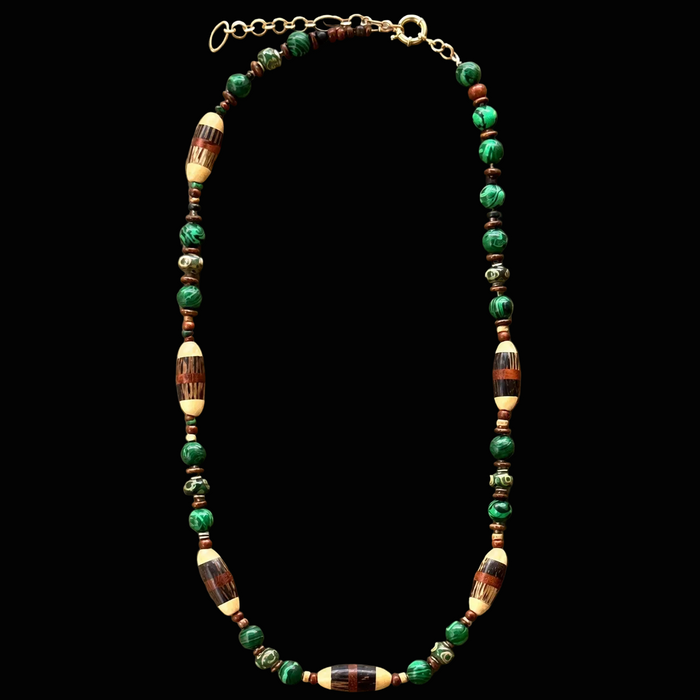 Mixed Nuts Wrap Necklace