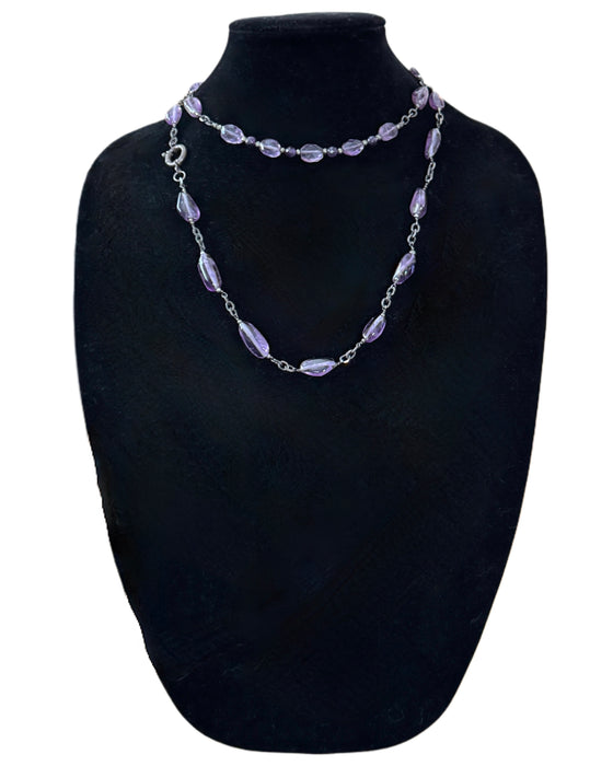 Grape Soda Wrap Necklace