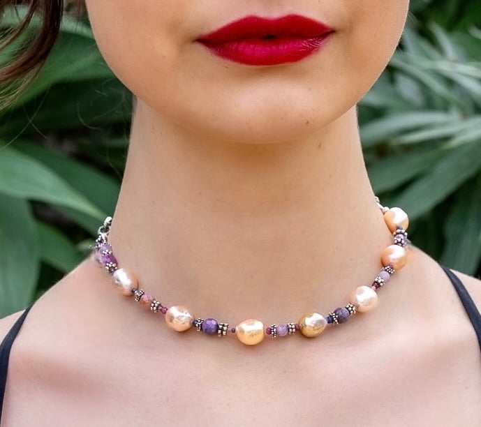 Princess Pearl Choker Necklace