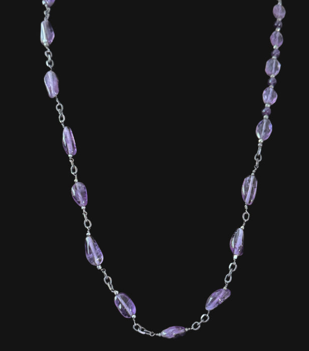 Grape Soda Wrap Necklace
