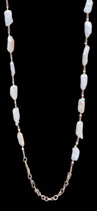 Marshmallow Pearl Necklace