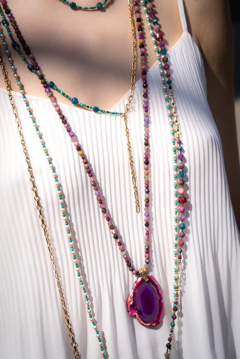 Rock Candy Pendant Necklace