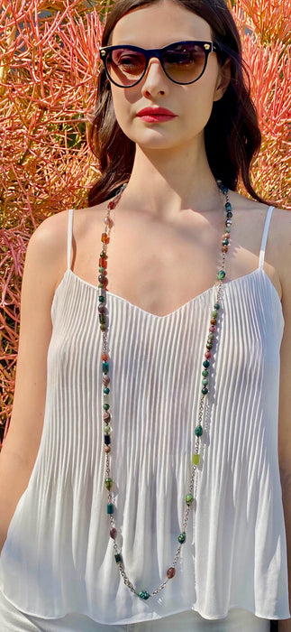 Jungle Beads Wrap Necklace