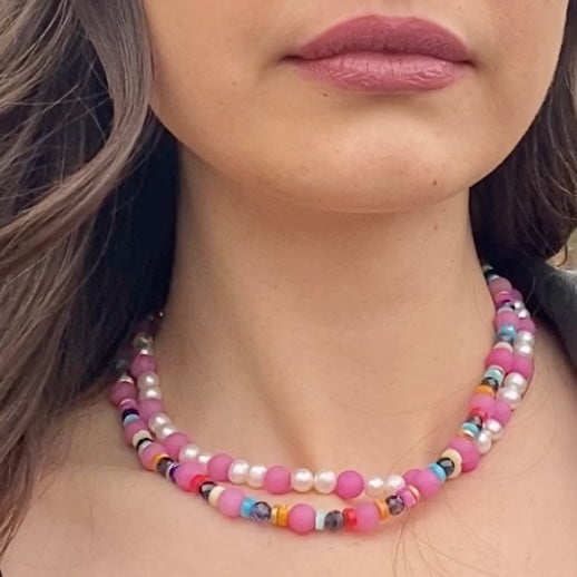 Barbie Pearl Choker Necklace
