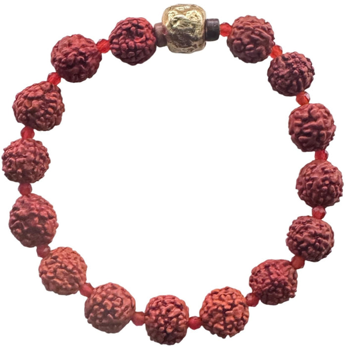 Rust Beaded Bracelet