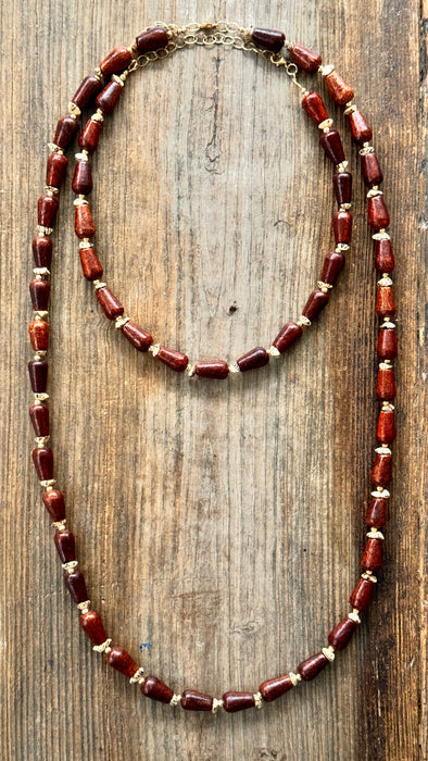 Wooden Wrap Necklace