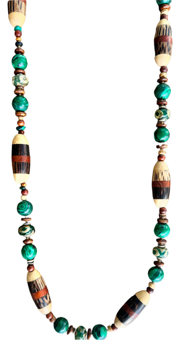 Mixed Nuts Wrap Necklace