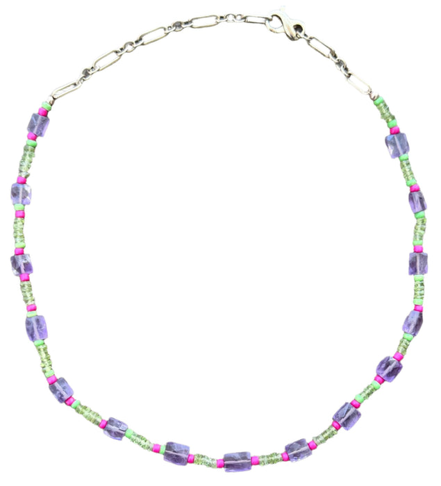 Apple Grape Candy Choker Necklace