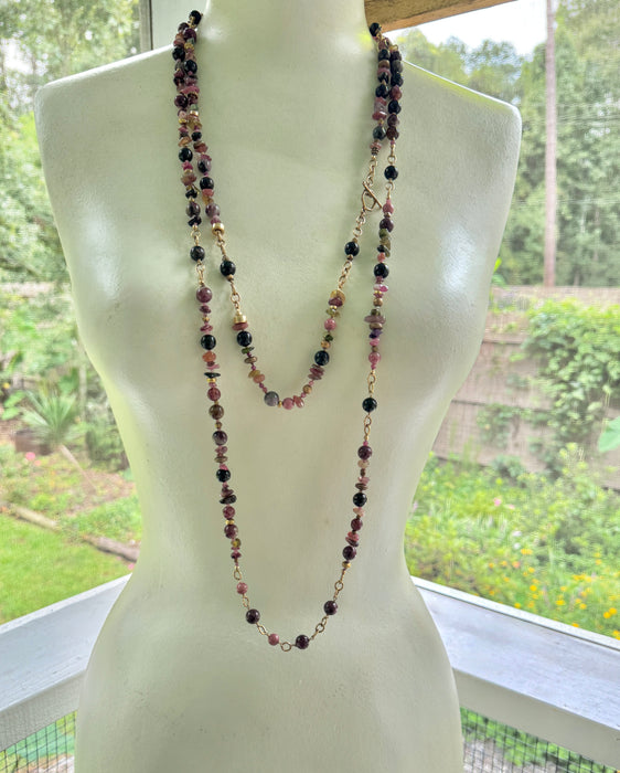 Rio de Janeiro Wrap Necklace Pair