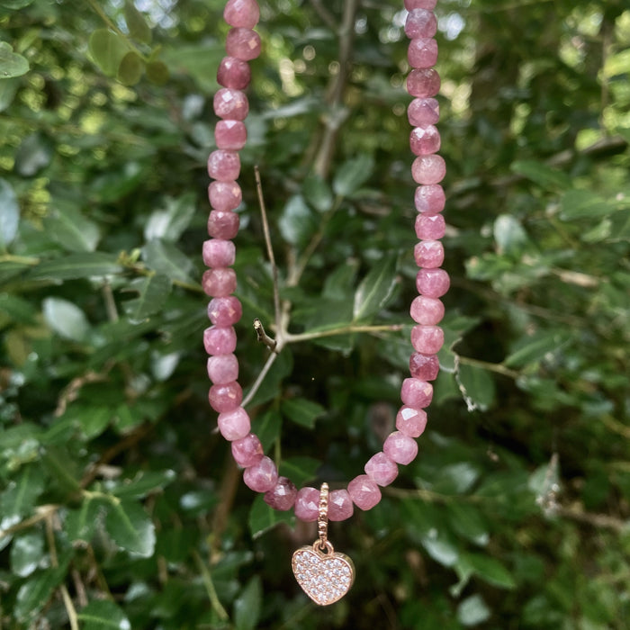 Cotton Candy Sweetheart Necklace