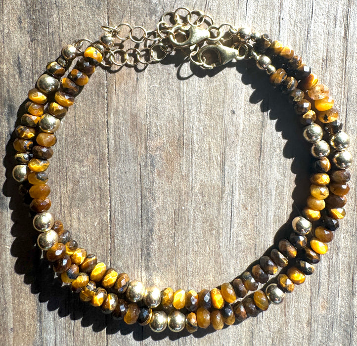 Tiger's Eye Harvest Bracelet