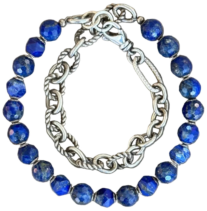 Lapis Wrap Bracelet
