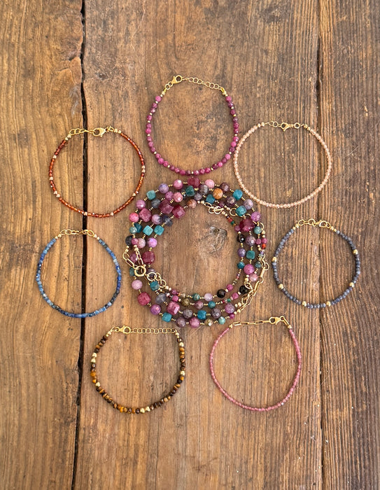 Hard Candy Wrap Necklace & Bracelet