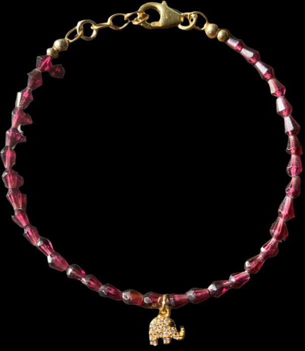 Baby Arnold Garnet Bracelet