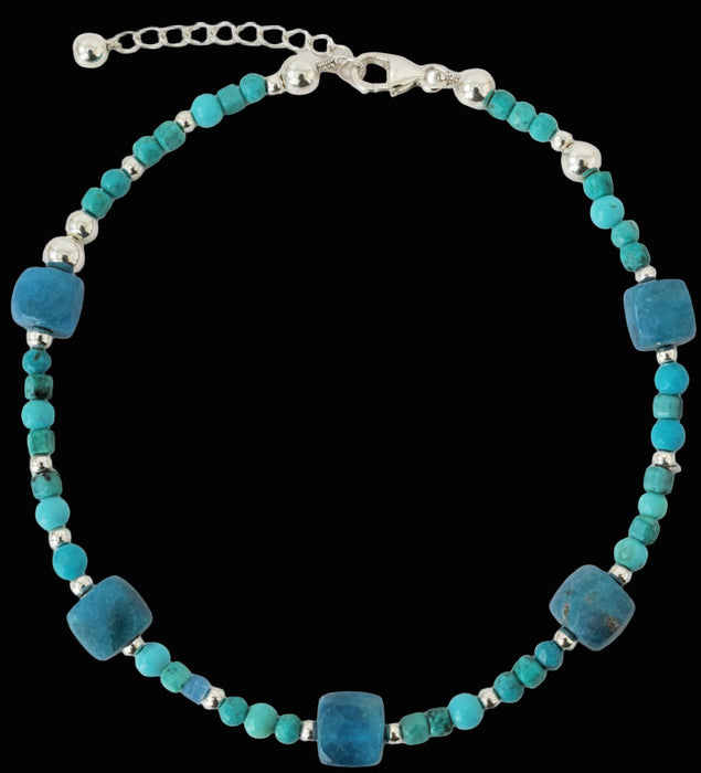 Apatite & Turquoise Bracelet