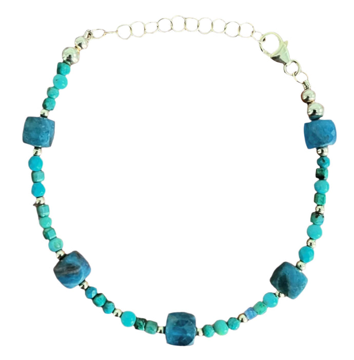 Apatite & Turquoise Bracelet