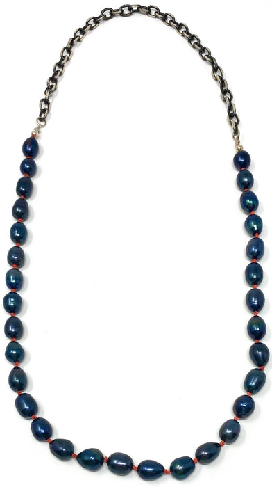 Blue Moon Pearl Necklace