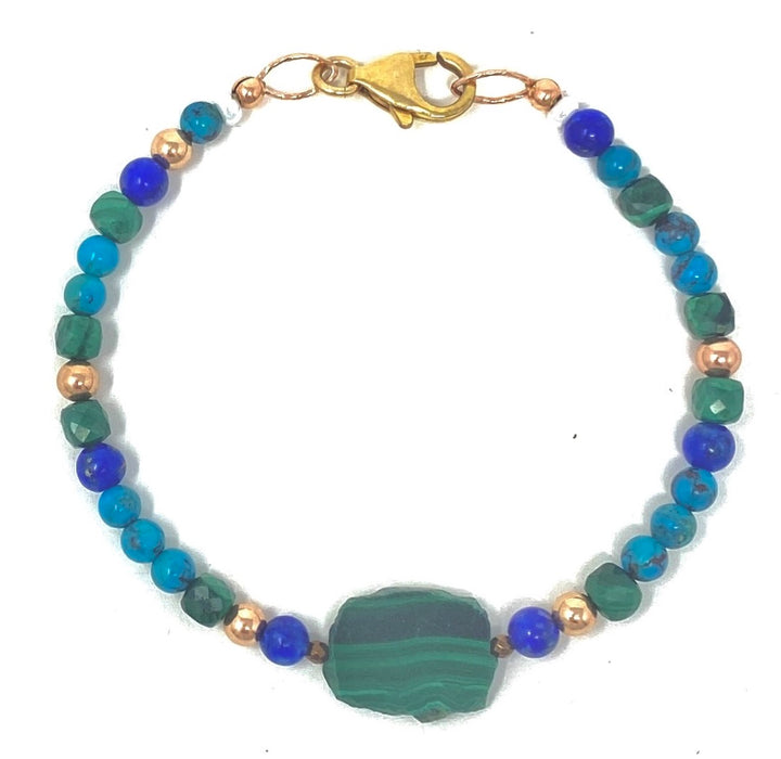 Malachite Nugget Bracelet