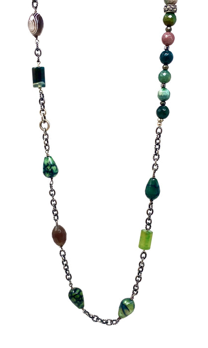 Jungle Beads Wrap Necklace