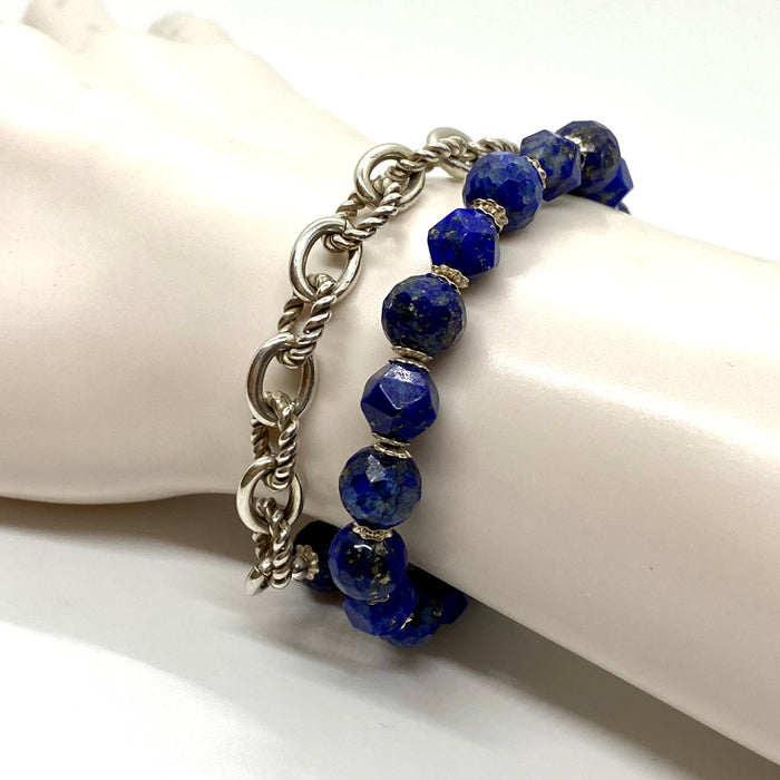 Lapis Wrap Bracelet