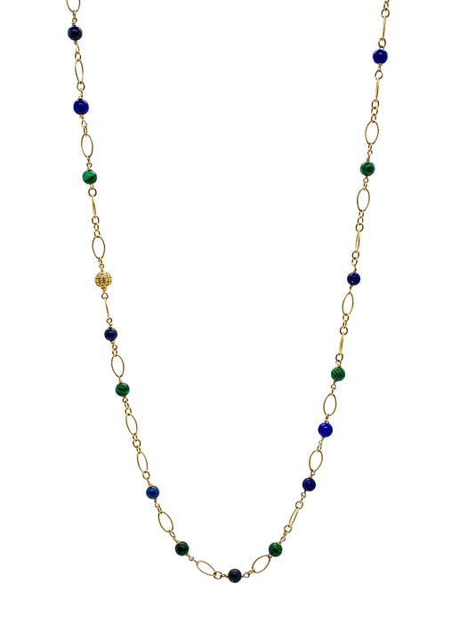 Lapis & Malachite Layering Necklace