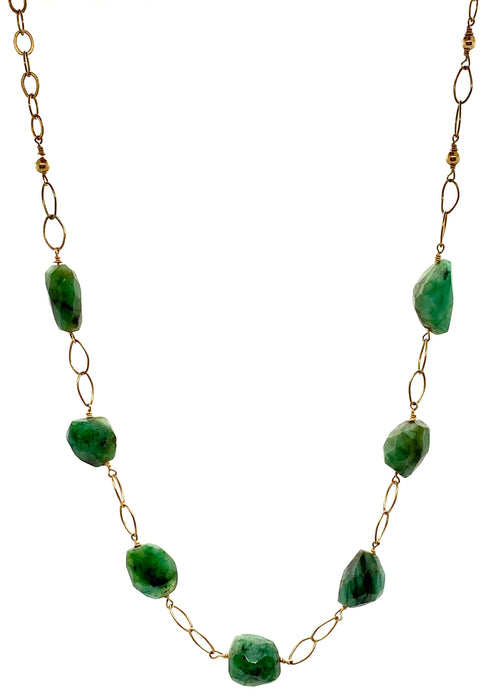 Short Emerald Necklace